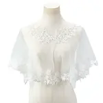 Detachable Polyester Bridal Lace Shawls