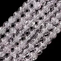 Crackle Glass Beads Strands