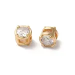 Brass Pave Clear Glass Multi Strand Links