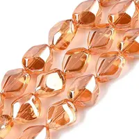 Electroplate Glass Beads Strands