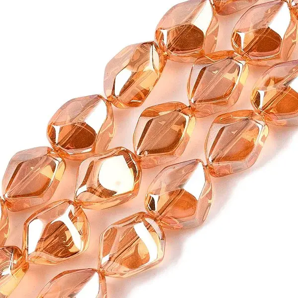 Electroplate Glass Beads Strands