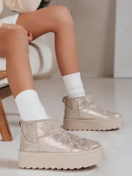 Dámské zlaté sněhule