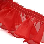 Polyester Lace Ribbons Pleated Garment Accessory