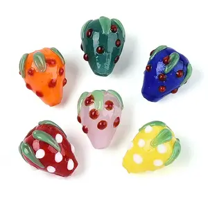 Handmade Lampwork Bumpy Beads