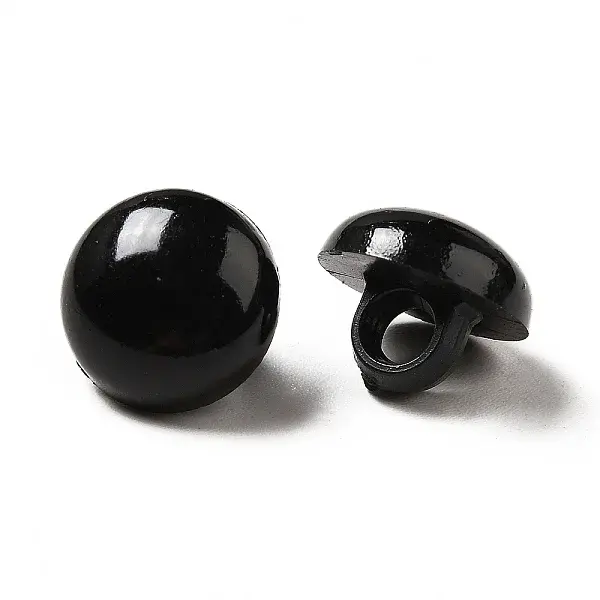 1-Hole Opaque Acrylic Shank Buttons