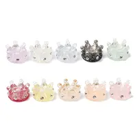 Transparent Resin & Crystal Rhinestone Beads