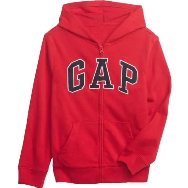 GAP FRENCH TERRY Chlapčenská mikina, červená, veľkosť