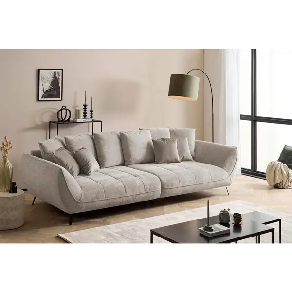Livetastic POHOVKA BIG SOFA, textil, béžová