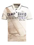 CAMP DAVID Tričko  farba ťavej srsti / čierna / biela