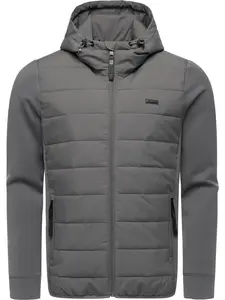 Ragwear Funkčná bunda 'Rendy Tech'  dymovo šedá / čierna