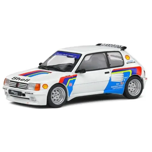 1:43 PEUGEOT 205 DIMMA RALLYE TRIBUTE WHITE 1992