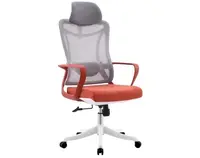 Kancelářská židle Sindibad, šedá/oranžová