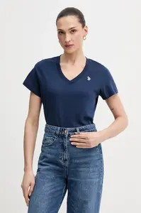 Bavlněné tričko U.S. Polo Assn. V-NECK