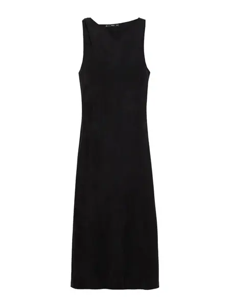 MANGO Šaty 'Posis'  antracitová