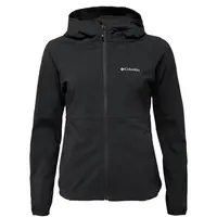 Columbia HEATHER CANYON HOODDED JACKET Dámska softshellová bunda, čierna, veľkosť