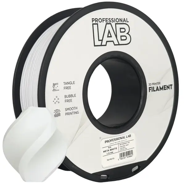 Professional Lab FG-P82-E1, 3D filament, PLA, 1,75mm, 1000g, Biely (Meta white)