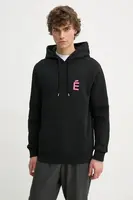 Mikina Études Studio pánská, černá barva, s kapucí, s aplikací, H24MMSWE261