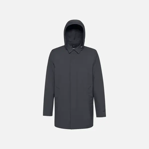 Šedá pánská parka Geox Jacopo