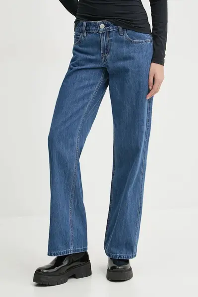 Džíny Hollister Co. dámské, medium waist, KI355-4448