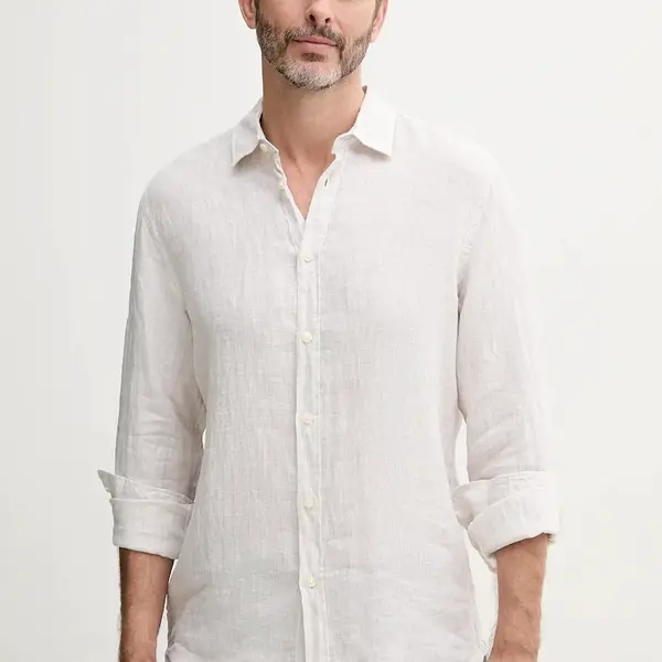 Lněná košile United Colors of Benetton