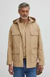 Bunda Medicine pánská, béžová barva, přechodná