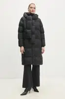 Bunda Answear.LAB dámská, černá barva, zimní, oversize