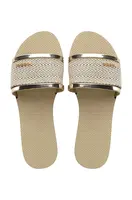 Pantofle Havaianas YOU TRANCOSO PREMIUM dámské, béžová barva, 4146063.0154