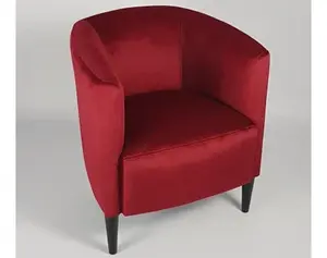 Křeslo Navara, červená látka