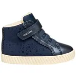 Geox B MIRROLESS Dívčí zimní obuv, tmavě modrá, velikost