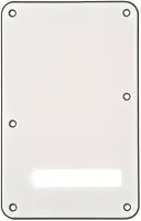 Fender Stratocaster Backplate White (W/B/W), 3-Ply