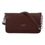 Trendová dámská menší koženková kabelka Ibis, tmavě hnědá