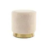 TABURET, kov, textil, 35/35/35 cm