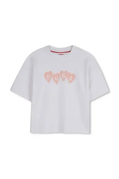 Dětské bavlněné tričko HUGO