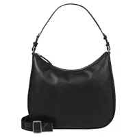 Dámska kožená kabelka cez rameno Burkely Ivet - čierna