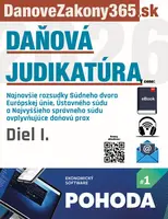 Daňová judikatúra (I. diel) - Redakčný