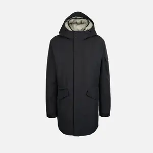 Černá pánská parka Geox Velletri