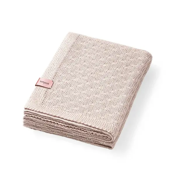 BABYONO Deka pletená bambusová Light Beige