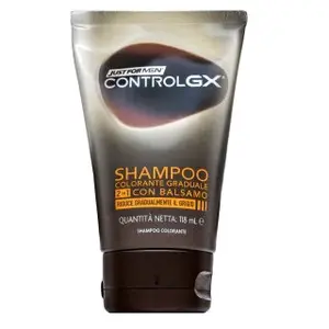Just For Men Control GX 2in1 Shampoo šampon a kondicionér pro šedivé vlasy 118 ml