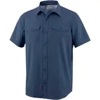 Columbia UNTILIZER II SOLID SHORT SLEEVE SHIRT Pánská košile, tmavě modrá, velikost