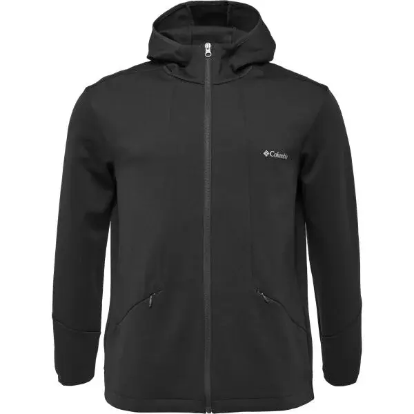 Columbia TECH™ SPACER KNIT HOODIE Pánská sportovní mikina, černá, velikost