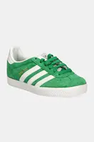 Dětské sneakers boty adidas Originals GAZELLE C zelená barva, IH9910