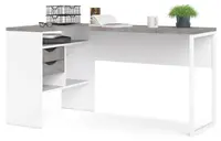 FALCO psací stůl Felix 118 beton-bílá