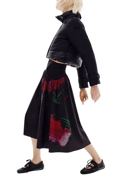 Desigual sukně s květinovým vzorem