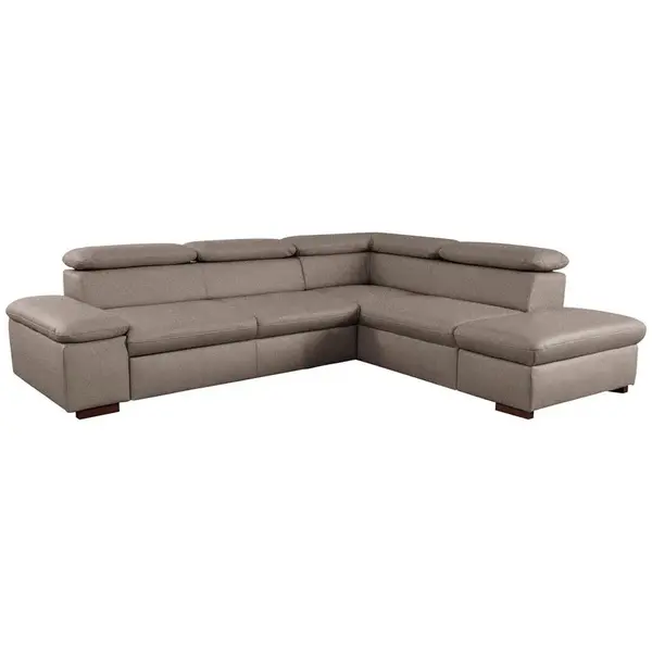 Sit & More ROHOVÁ SEDAČKA, textil, hnědá