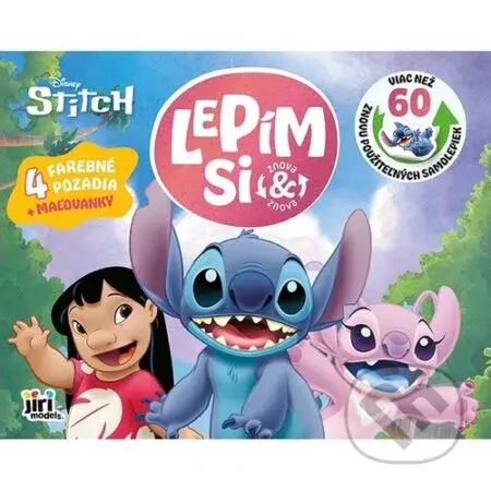 Lepím si znovu a znovu Lilo & Stitch - kniha z kategorie Omalovánky, vystřihovánky, papír