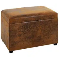 XXXL TRUHLOVÁ LAVICE, textil, kompozitní dřevo, 58/42/39 cm