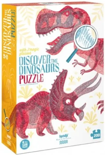 Velké puzzle Svět dinosaurů - 200 pcs