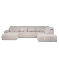 Welnova ROHOVÁ SEDAČKA, textil, béžová