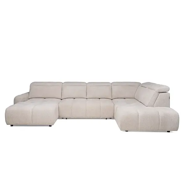 Welnova ROHOVÁ SEDAČKA, textil, béžová