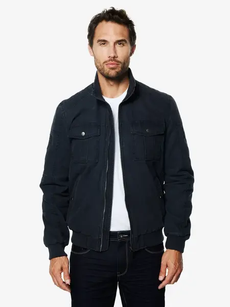 KOROSHI Prechodná bunda  námornícka modrá